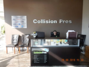 collision pros auto body office
